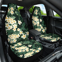 Hawaii Plumeria Tropical Leaves Car Seat Cover Monstera Calathea Palm Fronds