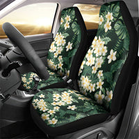 Hawaii Plumeria Tropical Leaves Car Seat Cover Monstera Calathea Palm Fronds