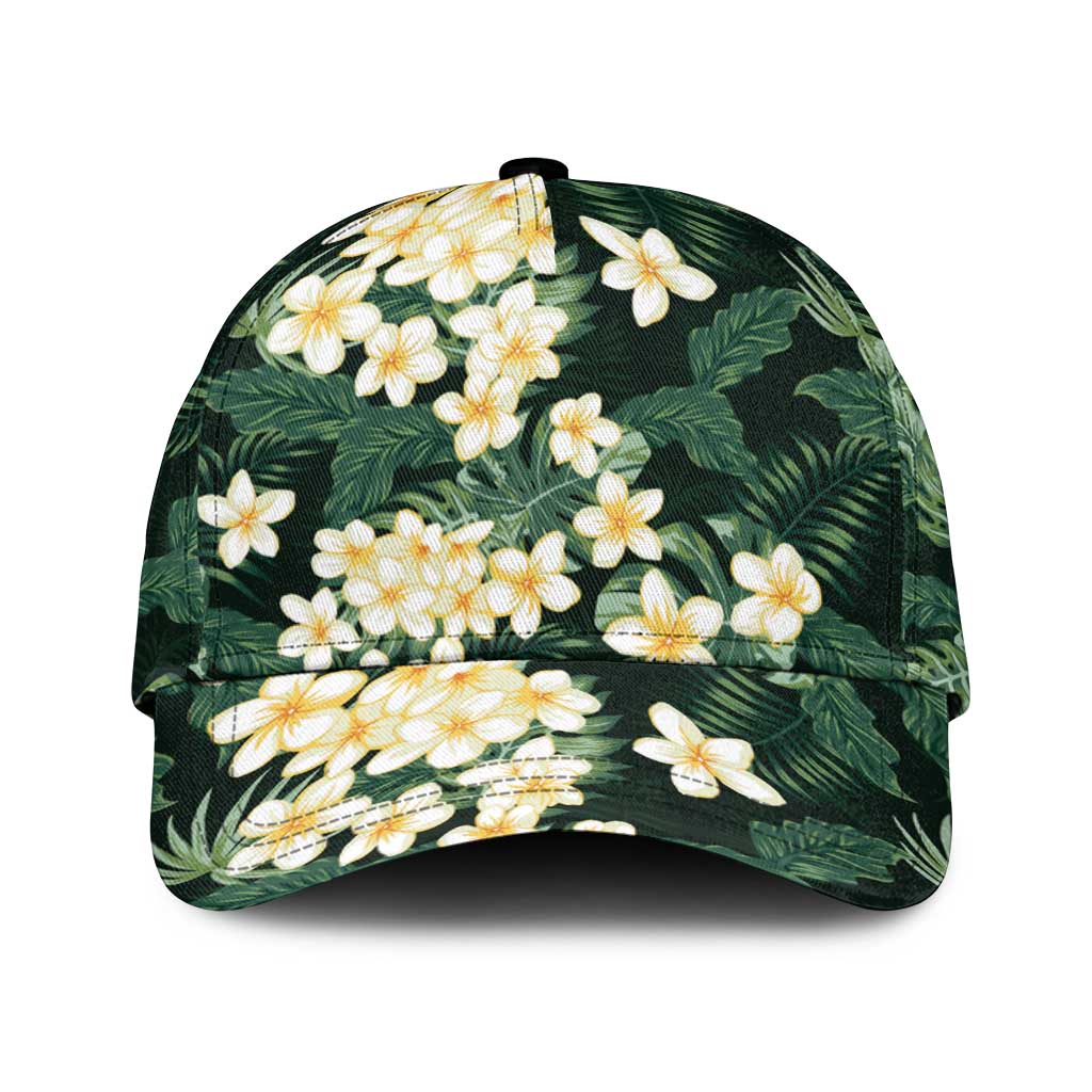 Hawaii Plumeria Tropical Leaves Classic Cap Monstera Calathea Palm Fronds