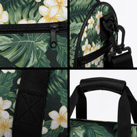 Hawaii Plumeria Tropical Leaves Duffle Bag Monstera Calathea Palm Fronds