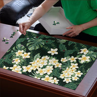 Hawaii Plumeria Tropical Leaves Puzzle Monstera Calathea Palm Fronds