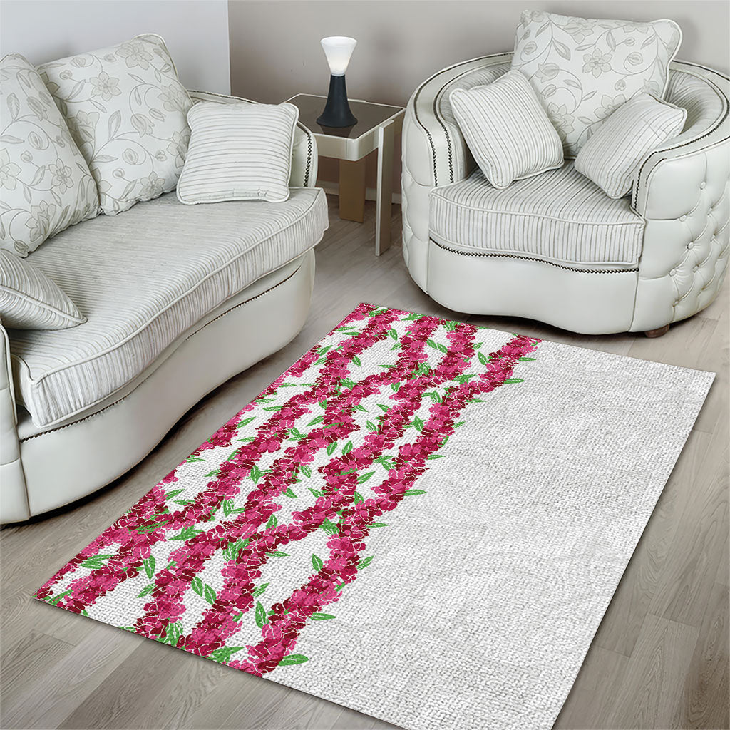 Hawaii Aalii Lei Area Rug Aalii Ku Makani