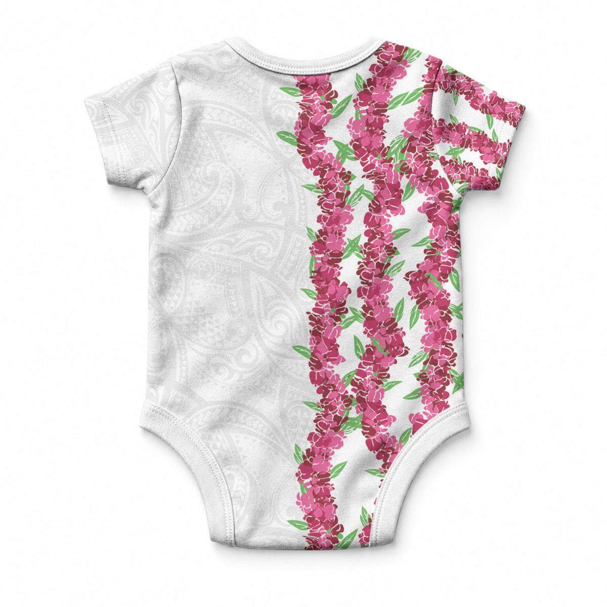 Hawaii Aalii Lei Baby Onesie Aalii Ku Makani