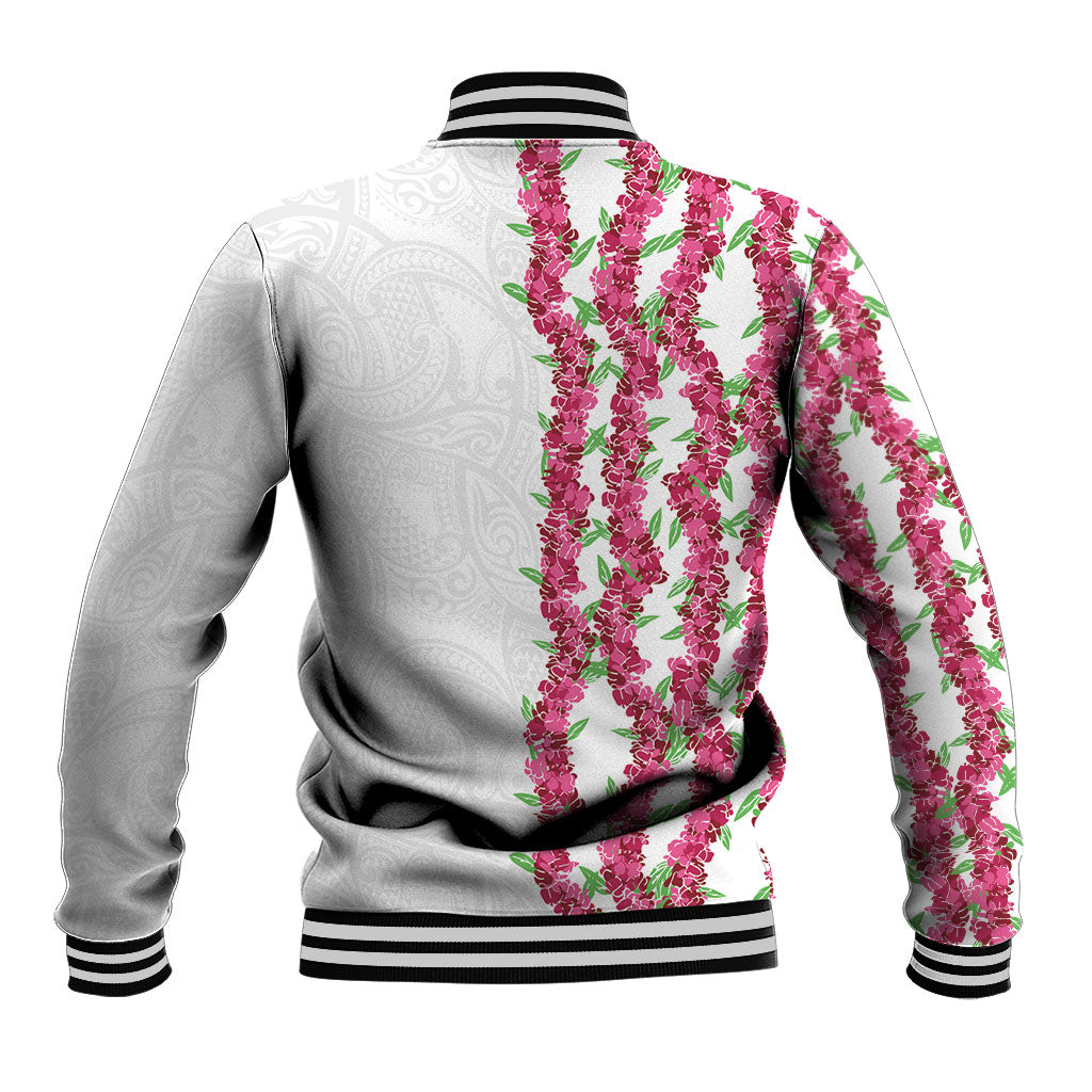 Hawaii Aalii Lei Baseball Jacket Aalii Ku Makani