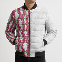 Hawaii Aalii Lei Bomber Puffer Jacket Aalii Ku Makani