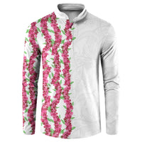 Hawaii Aalii Lei Button Sweatshirt Aalii Ku Makani