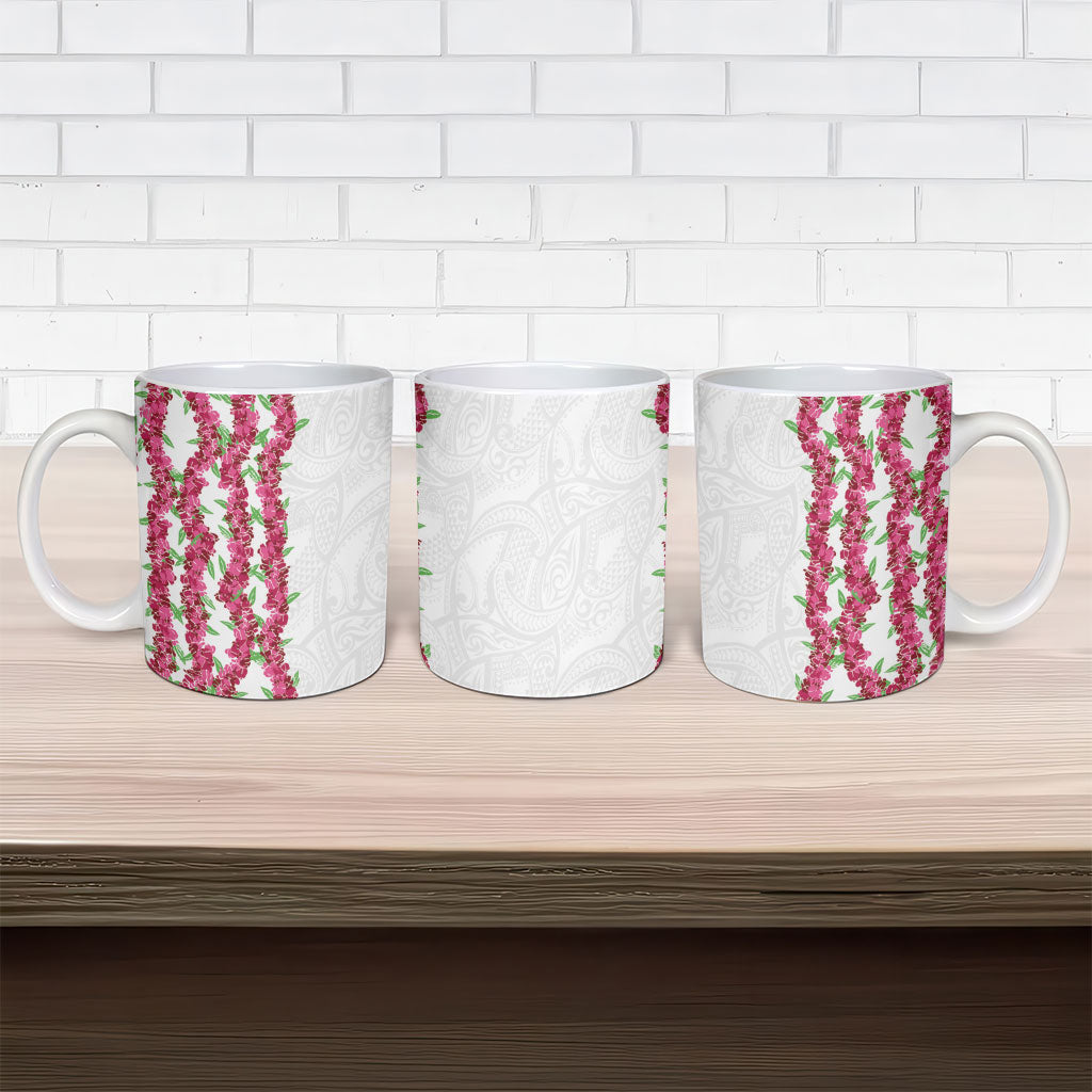 Hawaii Aalii Lei Ceramic Mug Aalii Ku Makani