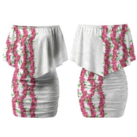 Hawaii Aalii Lei Couples Matching Off Shoulder Short Dress and Hawaiian Shirt Aalii Ku Makani