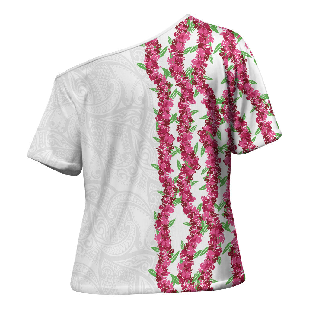 Hawaii Aalii Lei Cross Shoulder Shirt Aalii Ku Makani