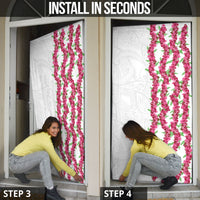 Hawaii Aalii Lei Door Cover Aalii Ku Makani
