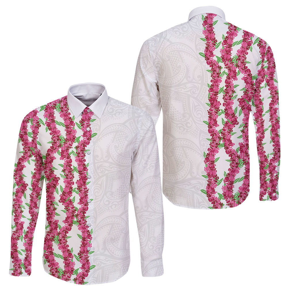 Hawaii Aalii Lei Family Matching Short Sleeve Bodycon Dress and Hawaiian Shirt Aalii Ku Makani