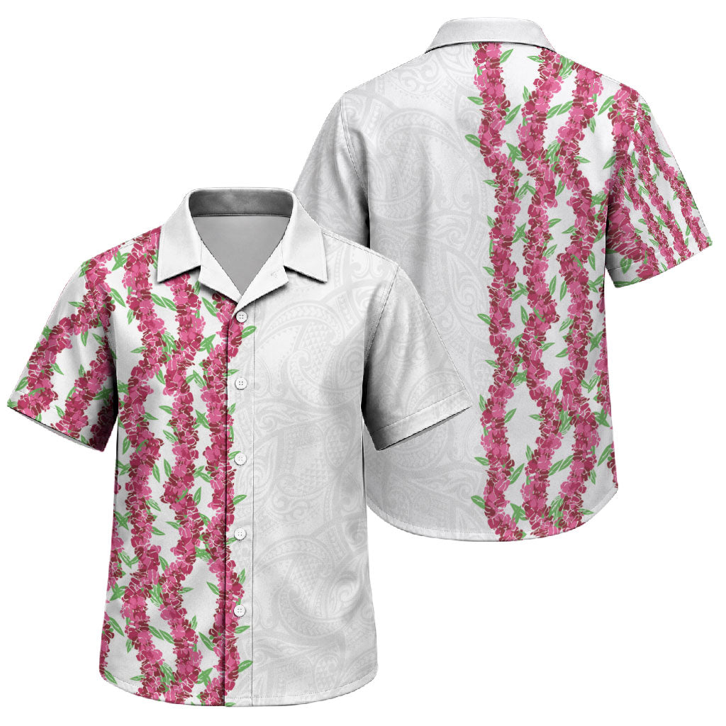 Hawaii Aalii Lei Family Matching Summer Maxi Dress and Hawaiian Shirt Aalii Ku Makani