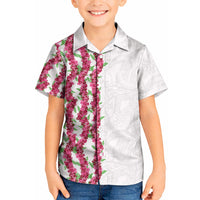 Hawaii Aalii Lei Kid Hawaiian Shirt Aalii Ku Makani