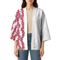 Hawaii Aalii Lei Kimono Aalii Ku Makani