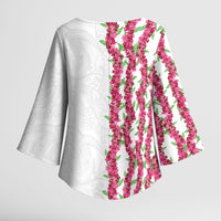 Hawaii Aalii Lei Kimono Sleeve Blouse Aalii Ku Makani