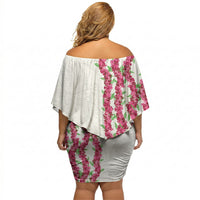 Hawaii Aalii Lei Off Shoulder Short Dress Aalii Ku Makani
