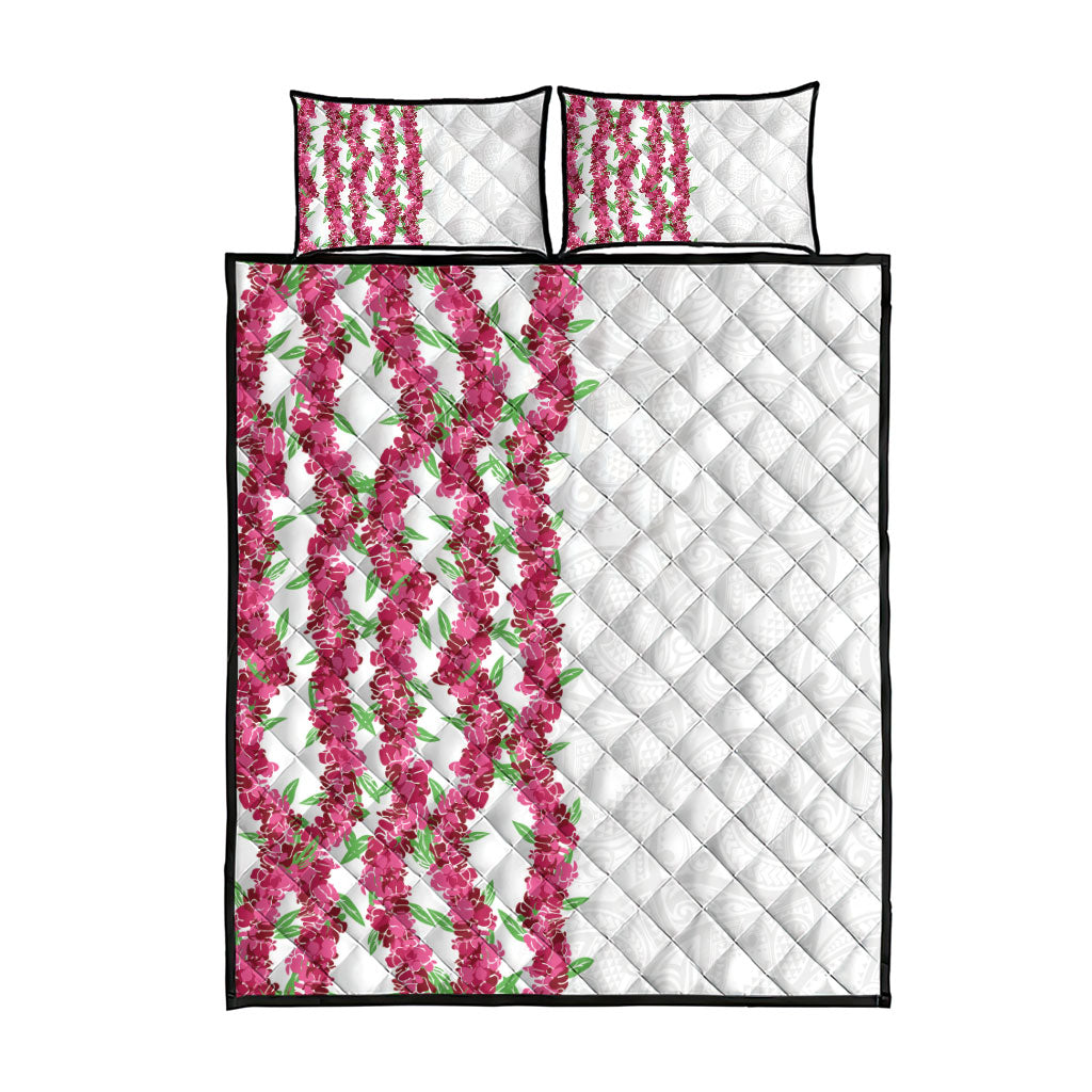 Hawaii Aalii Lei Quilt Bed Set Aalii Ku Makani