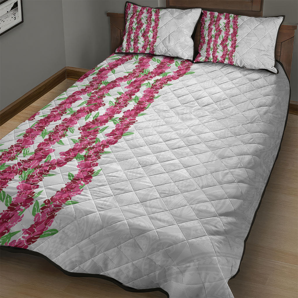 Hawaii Aalii Lei Quilt Bed Set Aalii Ku Makani