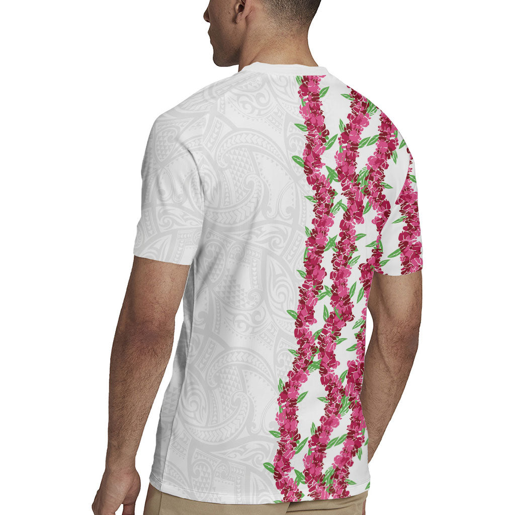 Hawaii Aalii Lei Rugby Jersey Aalii Ku Makani