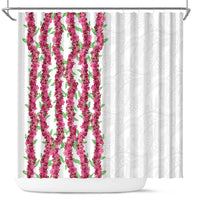 Hawaii Aalii Lei Shower Curtain Aalii Ku Makani