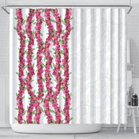 Hawaii Aalii Lei Shower Curtain Aalii Ku Makani