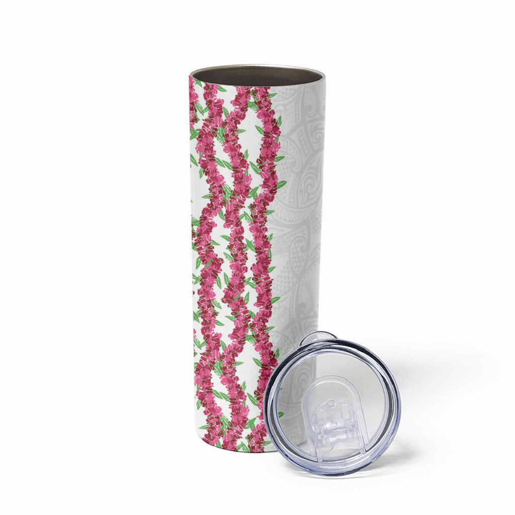 Hawaii Aalii Lei Skinny Tumbler Aalii Ku Makani