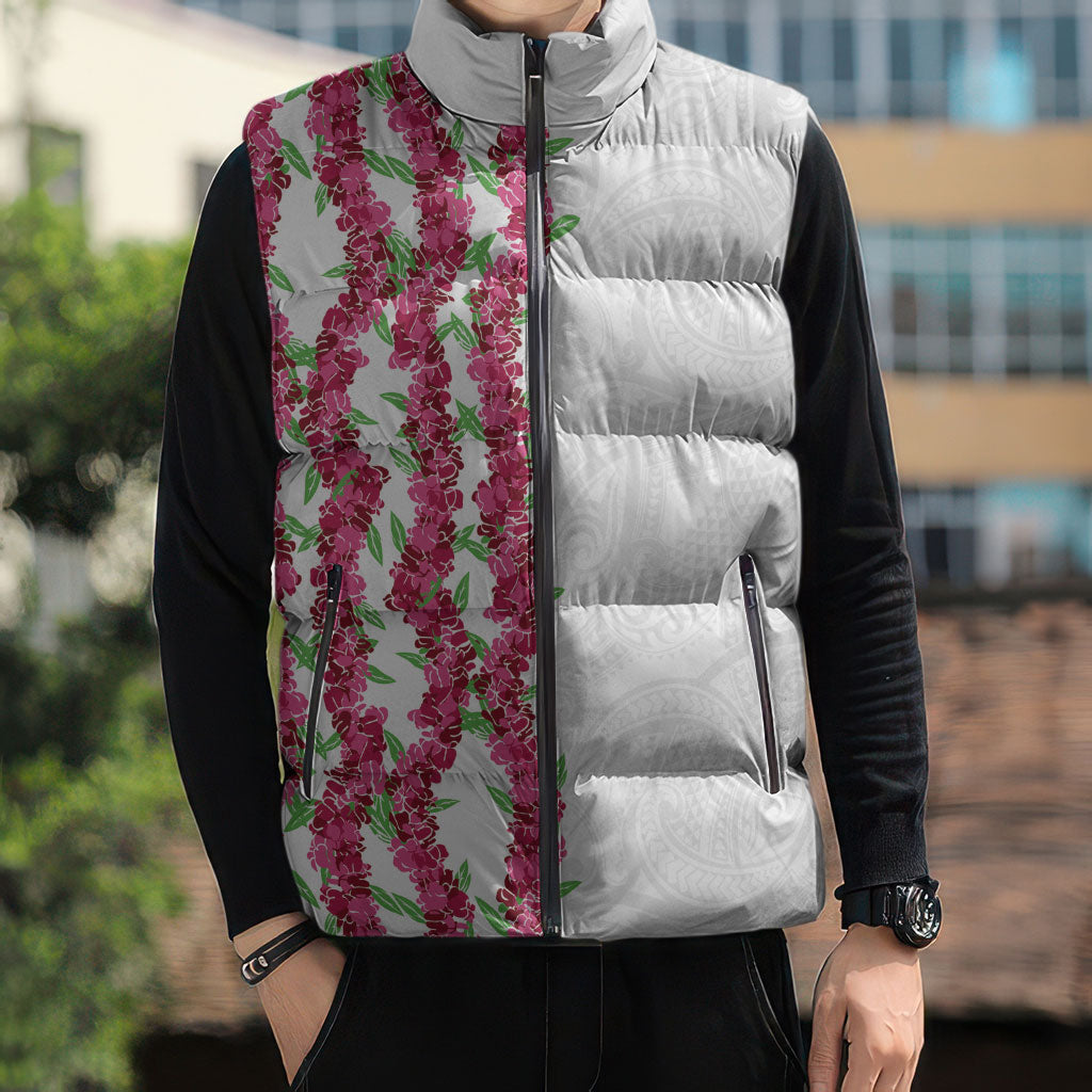 Hawaii Aalii Lei Sleeveless Puffer Jacket Aalii Ku Makani