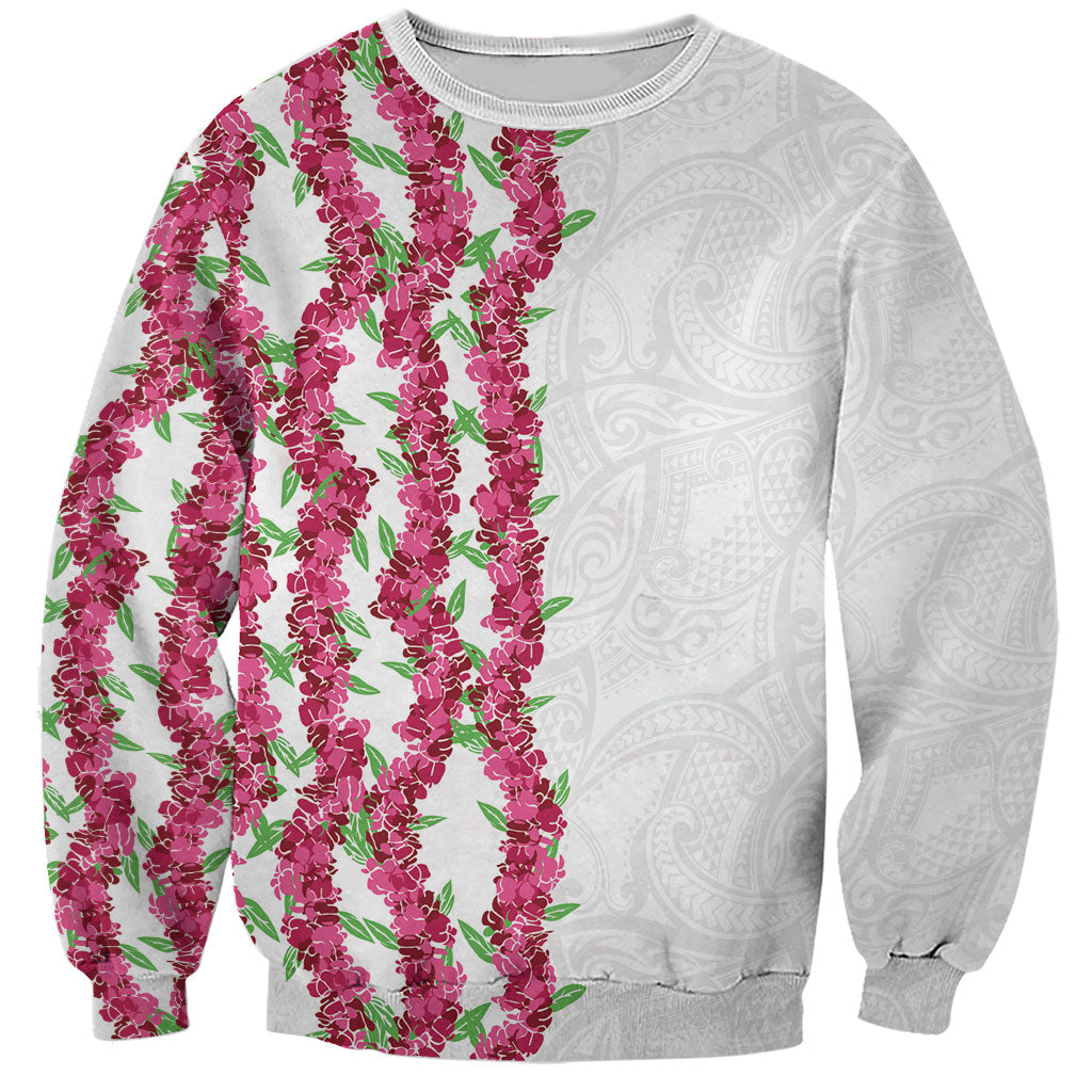 Hawaii Aalii Lei Sweatshirt Aalii Ku Makani