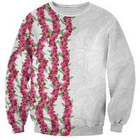 Hawaii Aalii Lei Sweatshirt Aalii Ku Makani