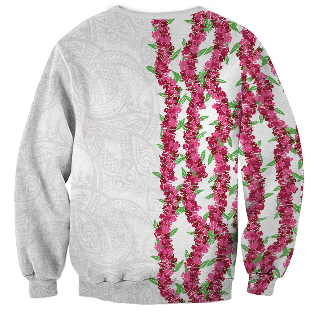 Hawaii Aalii Lei Sweatshirt Aalii Ku Makani