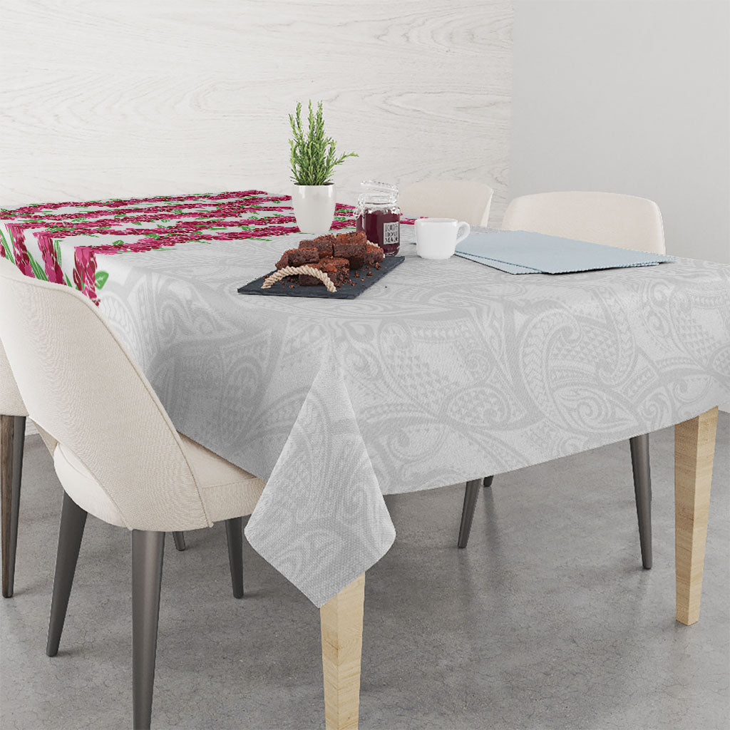 Hawaii Aalii Lei Tablecloth Aalii Ku Makani