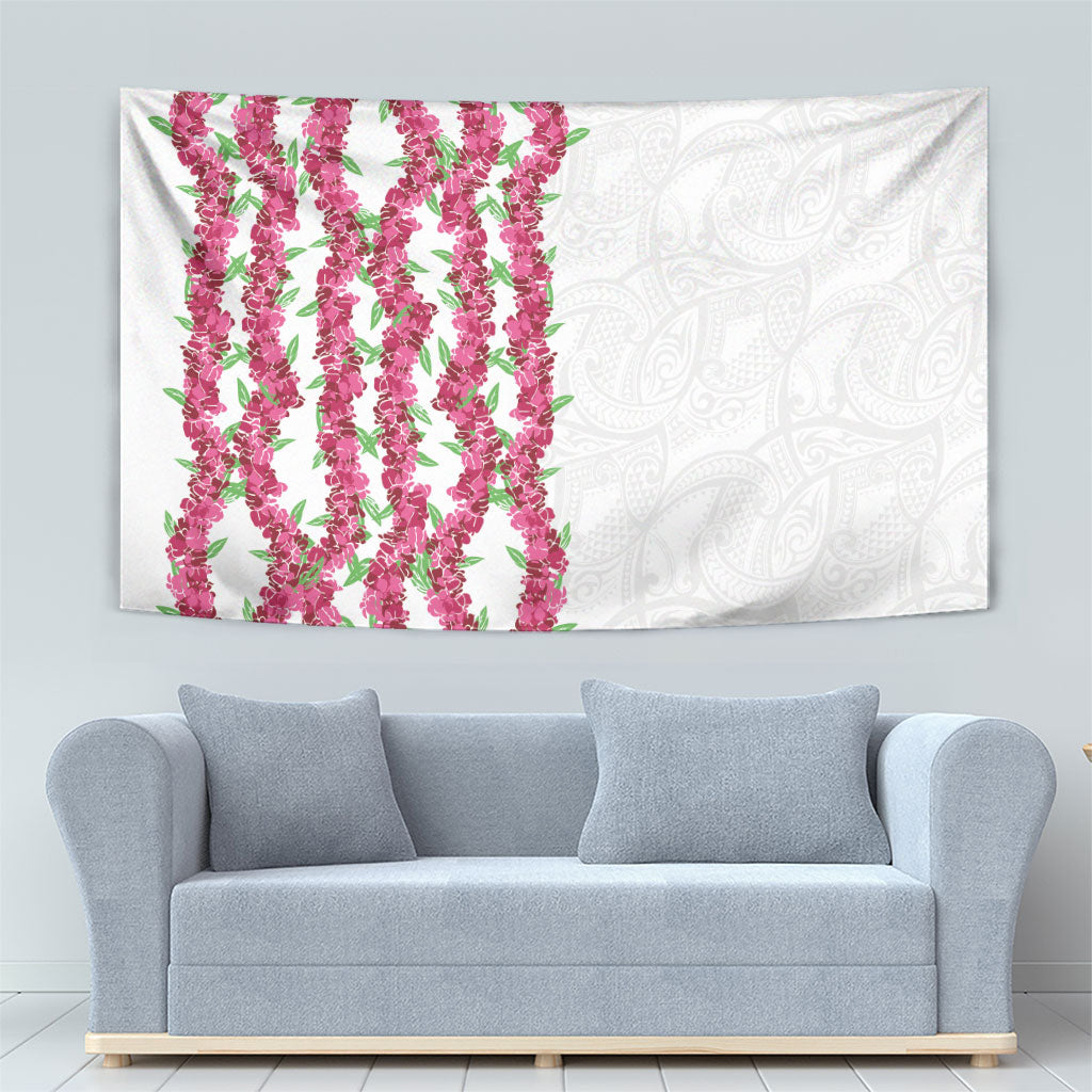 Hawaii Aalii Lei Tapestry Aalii Ku Makani