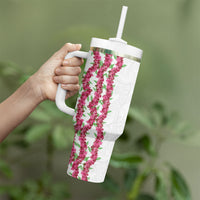Hawaii Aalii Lei Tumbler With Handle Aalii Ku Makani