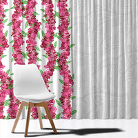Hawaii Aalii Lei Window Curtain Aalii Ku Makani