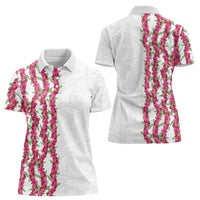 Hawaii Aalii Lei Women Polo Shirt Aalii Ku Makani