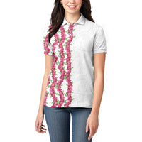 Hawaii Aalii Lei Women Polo Shirt Aalii Ku Makani