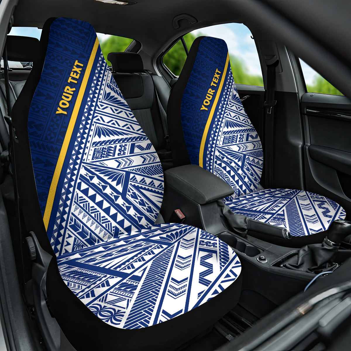 Nauru Independence Day Car Seat Cover Repubrikin Naoero Gods Will First LT01 One Size Blue - Polynesian Pride