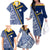 Nauru Independence Day Family Matching Off Shoulder Long Sleeve Dress and Hawaiian Shirt Repubrikin Naoero Gods Will First LT01 - Polynesian Pride