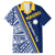 Nauru Independence Day Family Matching Tank Maxi Dress and Hawaiian Shirt Repubrikin Naoero Gods Will First LT01 Dad's Shirt - Short Sleeve Blue - Polynesian Pride