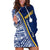 Nauru Independence Day Hoodie Dress Repubrikin Naoero Gods Will First LT01 Blue - Polynesian Pride