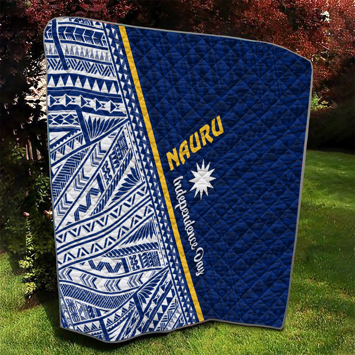 Nauru Independence Day Quilt Repubrikin Naoero Gods Will First LT01 - Polynesian Pride