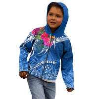 Kosrae Constitution Day Kid Hoodie Kusaie Special Style LT01 - Polynesian Pride