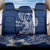 Hafa Adai Guam Back Car Seat Cover Polynesian Floral Blue Pattern LT01 One Size Blue - Polynesian Pride