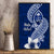Hafa Adai Guam Canvas Wall Art Polynesian Floral Blue Pattern LT01 - Polynesian Pride