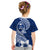 Hafa Adai Guam Kid T Shirt Polynesian Floral Blue Pattern LT01 - Polynesian Pride