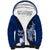 Hafa Adai Guam Sherpa Hoodie Polynesian Floral Blue Pattern LT01 Unisex Blue - Polynesian Pride