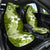 Hafa Adai Guam Car Seat Cover Polynesian Olive Green Blue Pattern LT01 One Size Green - Polynesian Pride