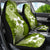 Hafa Adai Guam Car Seat Cover Polynesian Olive Green Blue Pattern LT01 - Polynesian Pride