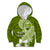 Hafa Adai Guam Kid Hoodie Polynesian Olive Green Blue Pattern LT01 Hoodie Green - Polynesian Pride