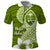 Hafa Adai Guam Polo Shirt Polynesian Olive Green Blue Pattern LT01 Green - Polynesian Pride
